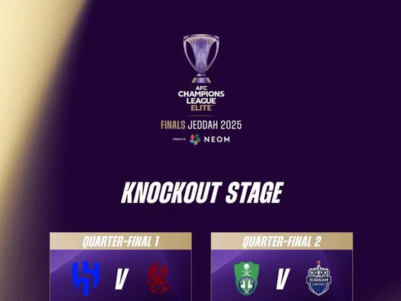 亚冠精英联赛16强对阵：萨德vs新月 两组日韩对决 中超球队无缘